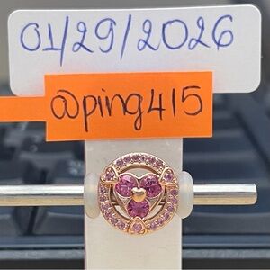 Pandora Reveal Your Love Sparkling Heart Button charm